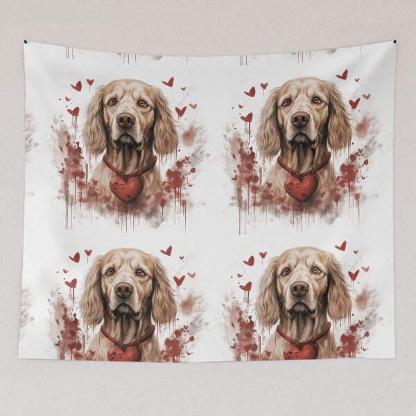 Item preview, Photorealistic image of a dog in the style of a watercolor designed and sold by Pflugart.