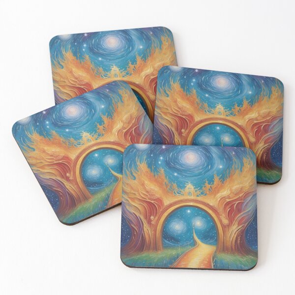 Item preview, Outer space planetary bridge designed and sold by Starry night Cherry blossom.