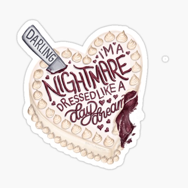 Artikel-Vorschau von Darling Im a Nightmare Dressed Like a Daydream Blank Space 1989 Lyric Taylors Version Taylor Swift Sticker Tote Bag Shirt Pattern Eras Tour Midnights, designt und verkauft von Amber  Liu.