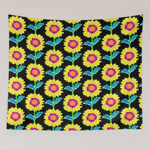 Item preview, Pixel Style Sunflower designed and sold by Puristock.