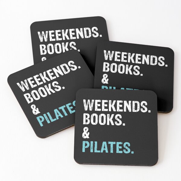 Item preview, Weekends Books and Pilates Lover Cute Gift  designed and sold by LADistrictGarb.