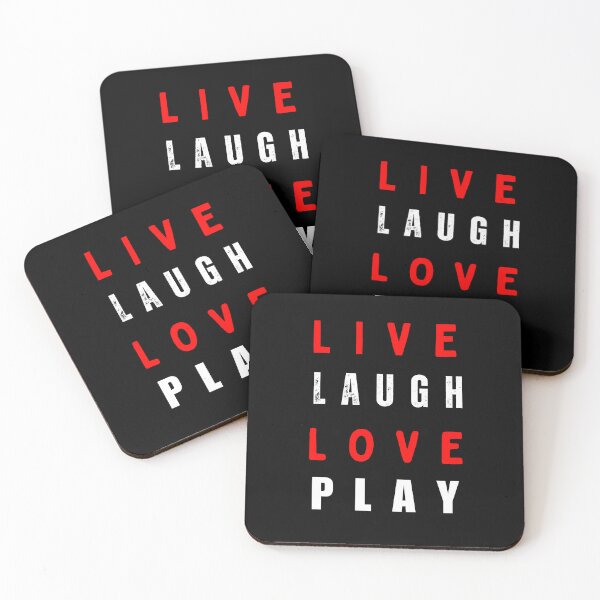 Item preview, Live laugh love play sport videogame retro design designed and sold by Uplife-MyStore.