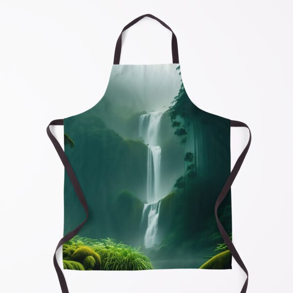 Item preview, Amazon Rainforest waterfall digital print designed and sold by dcrc.