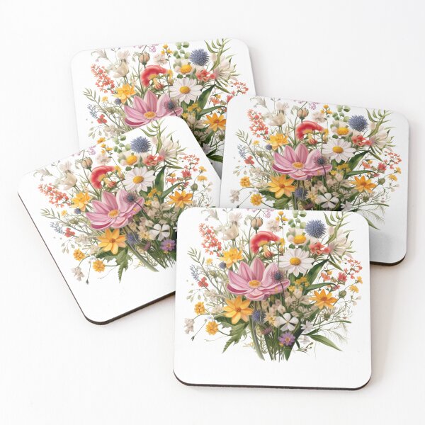 Item preview, Bouquet Wild Flowers Botanical Flower Nature designed and sold by ArtFromBeyond.