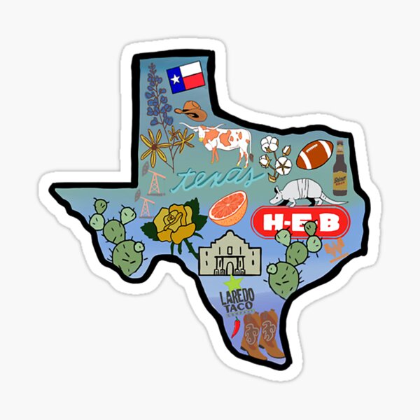 Aperçu de l'œuvre Autocollant de fierté du Texas créée et vendue par ZymirWomersley.