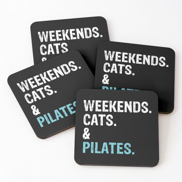 Item preview, Weekends Cats and Pilates Lover Cute Gift  designed and sold by LADistrictGarb.