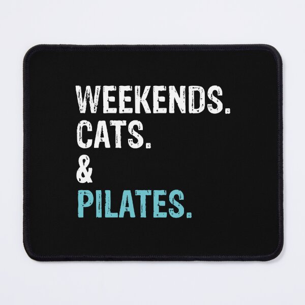 Item preview, Weekends Cats and Pilates Lover Cute Gift designed and sold by LADistrictGarb.