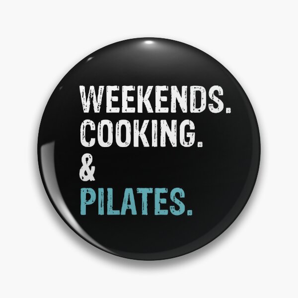 Item preview, Weekends Cooking and Pilates Lover Cute Gift  designed and sold by LADistrictGarb.