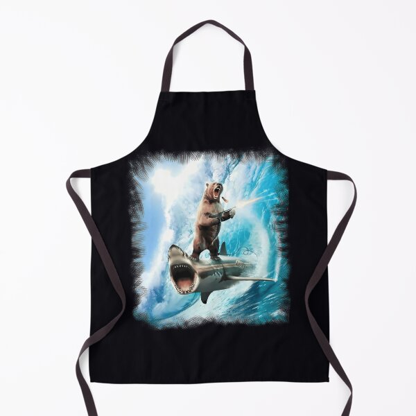 Item preview, Bear Surfing On Shark designed and sold by arzqecdvypn22.