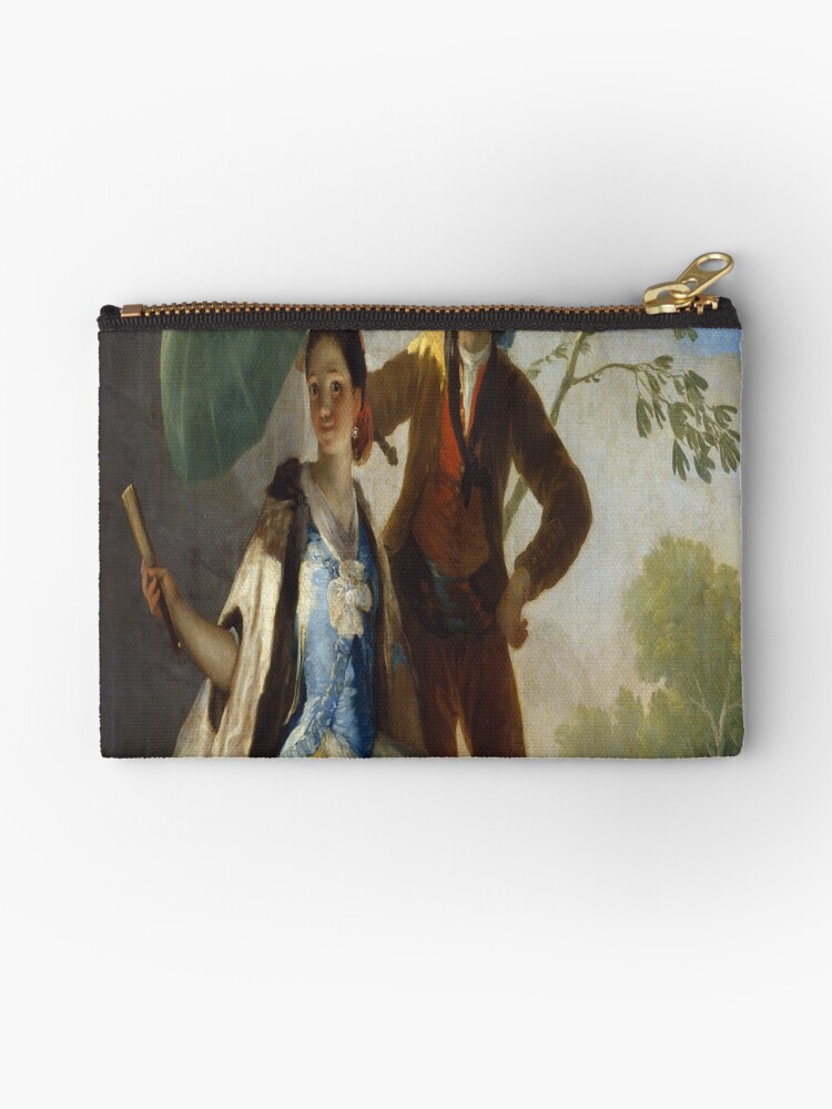 The Parasol El Quitasol Francisco Goya Zipper Pouch By Lexbauer