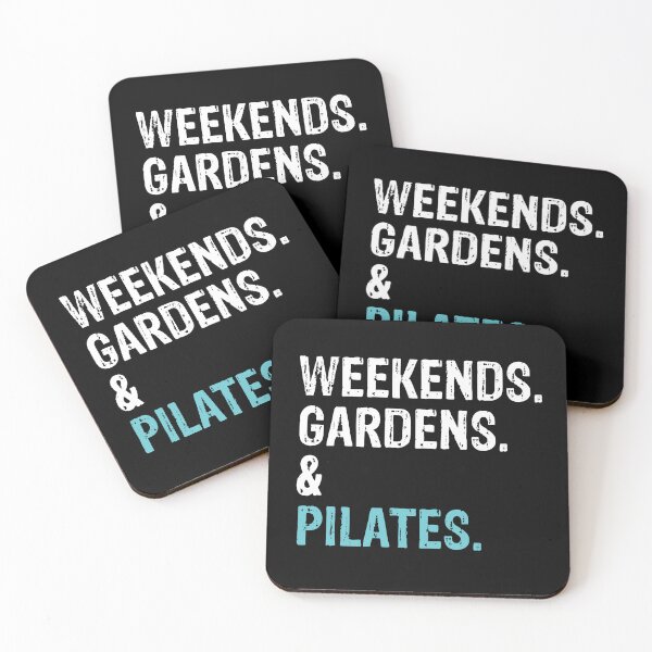 Item preview, Weekends Gardens and Pilates Lover Cute Gift  designed and sold by LADistrictGarb.