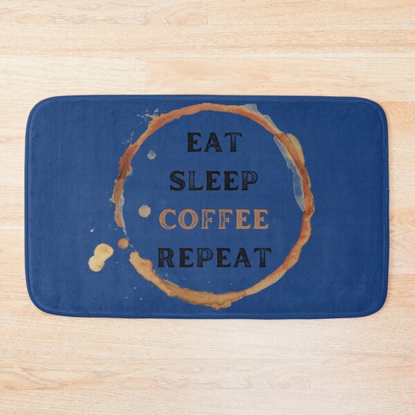 Item preview,  Eat Sleep Coffee Repeat designed and sold by Shanta S.