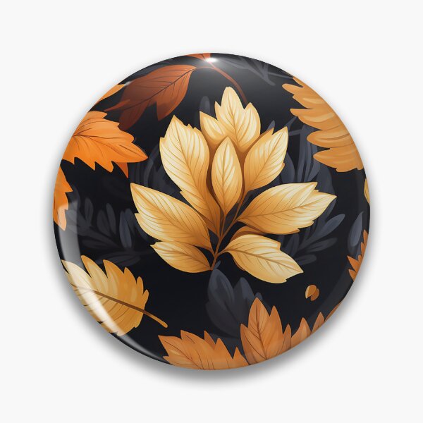 Item preview, Pretty Leaf Design in Orange, Yellow, and Black designed and sold by LWLDesigns.