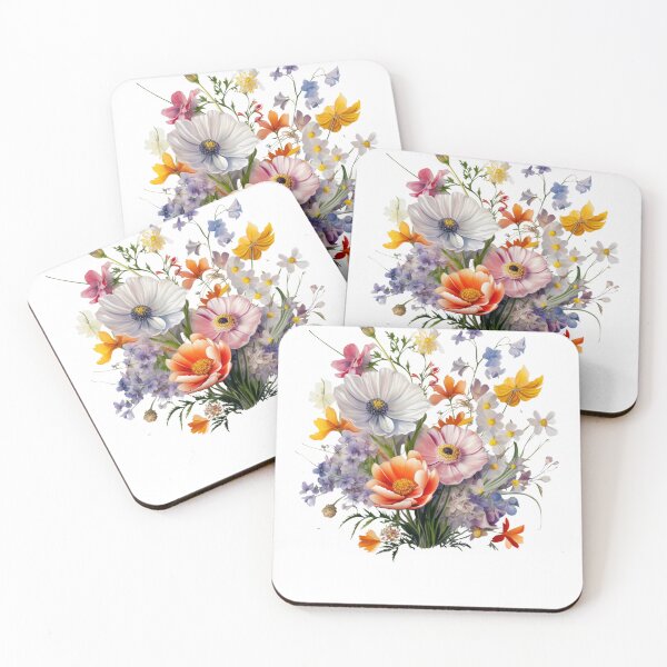 Item preview, Bouquet Wild Flowers Botanical Flower Nature designed and sold by ArtFromBeyond.