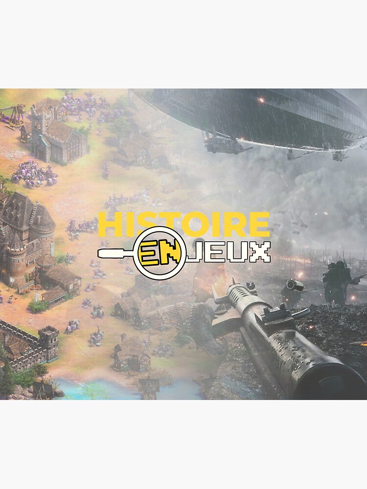 Thumbnail 3 of 3, Sticker, Histoire en jeux - banner designed and sold by HistoireEnJeux.