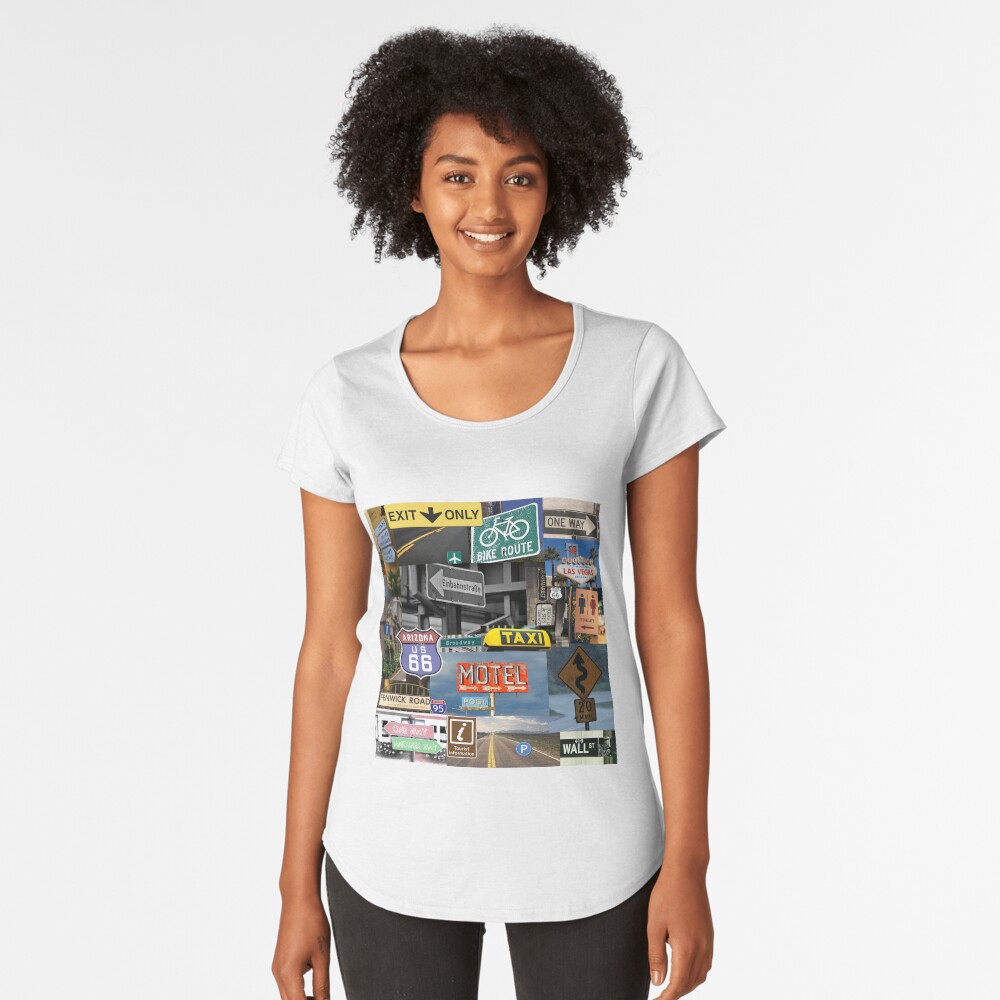 Item preview, Premium Scoop T-Shirt designed and sold by TravelAddicts.