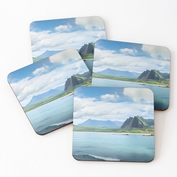 Item preview, Stunning panoramic island view digital print designed and sold by dcrc.
