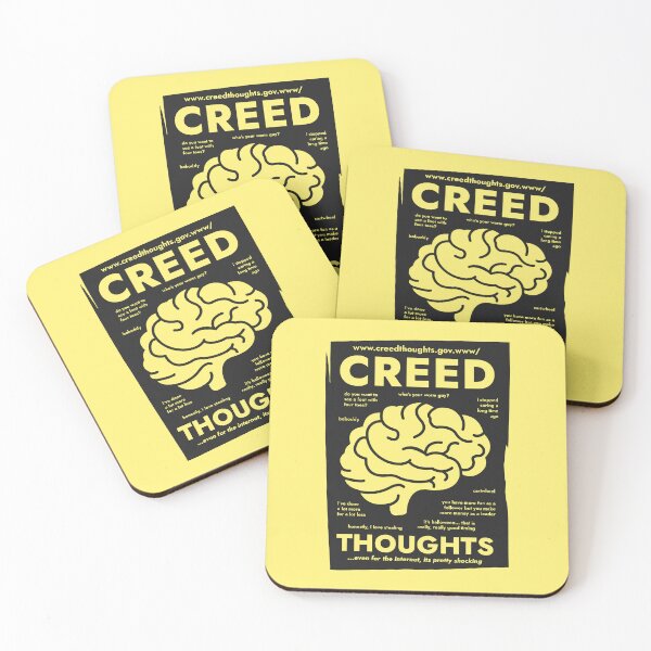 Item preview, Creed Thoughts [Black Art] designed and sold by Primal Mistry.