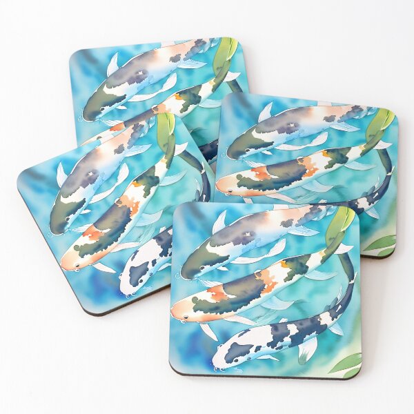 Item preview, 3 Koi in a pond designed and sold by ODT69.