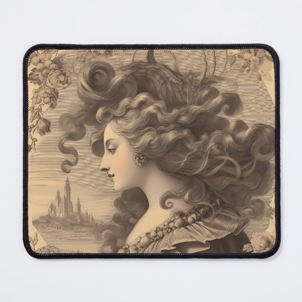 Item preview, "Mysteries of the 18th Century: Woman in Portrait" designed and sold by Art-Vortex-fr.