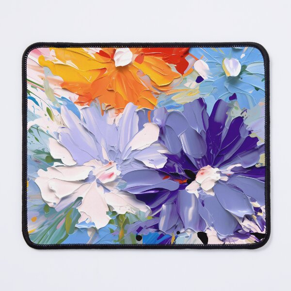 Item preview, Artistic vivid colours abstract oil painting flower designed and sold by UnaWu533.