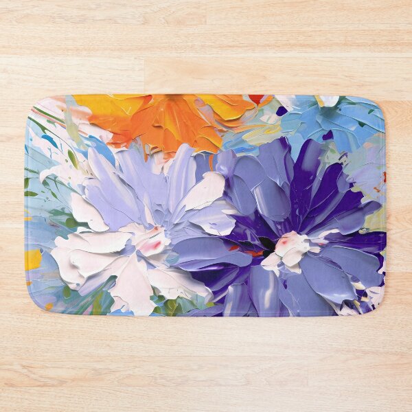 Item preview, Artistic vivid colours abstract oil painting flower designed and sold by UnaWu533.