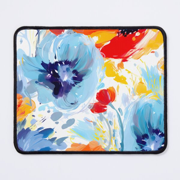 Item preview, Artistic vivid colours abstract oil painting flower 03 designed and sold by UnaWu533.