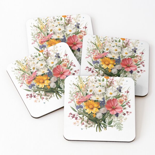 Item preview, Bouquet Wild Flowers Botanical Flower Nature designed and sold by ArtFromBeyond.