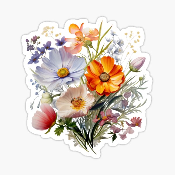 Small Nature Stickers Small Flower Stickers Botanical Stickers