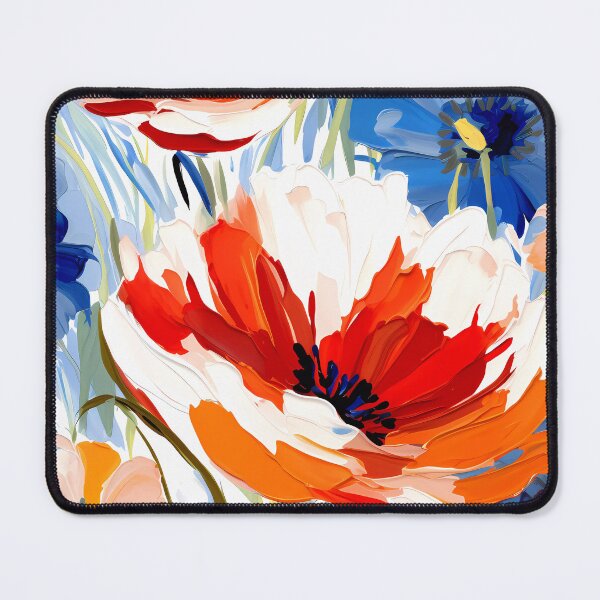 Item preview, Artistic vivid colours abstract oil painting flower 05 designed and sold by UnaWu533.