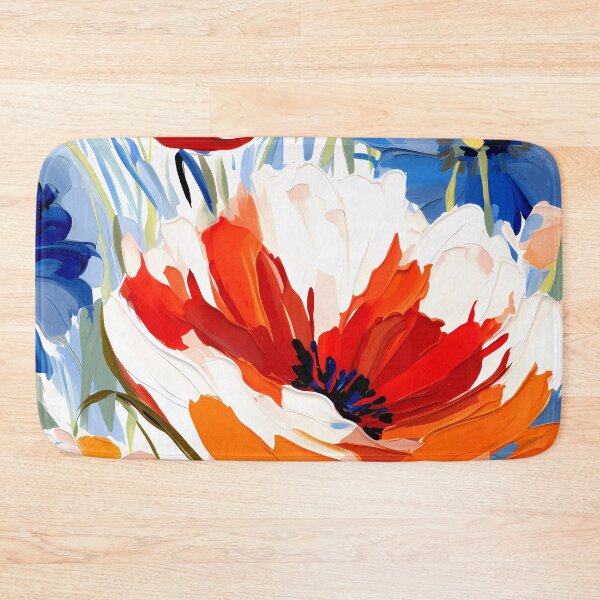 Item preview, Artistic vivid colours abstract oil painting flower 05 designed and sold by UnaWu533.