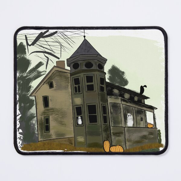 Item preview, Haunted House in Fall designed and sold by InkedEdges.