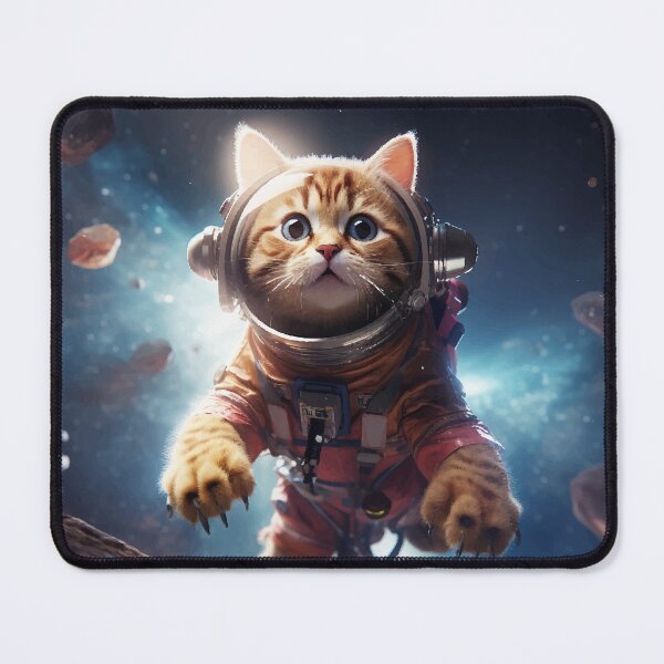 Item preview, cosmonaut cat designed and sold by Flo974.