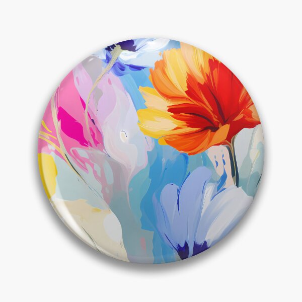 Item preview, Artistic vivid colours abstract oil painting flower 07 designed and sold by UnaWu533.