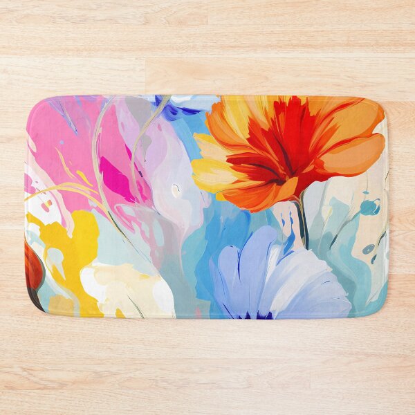 Item preview, Artistic vivid colours abstract oil painting flower 07 designed and sold by UnaWu533.