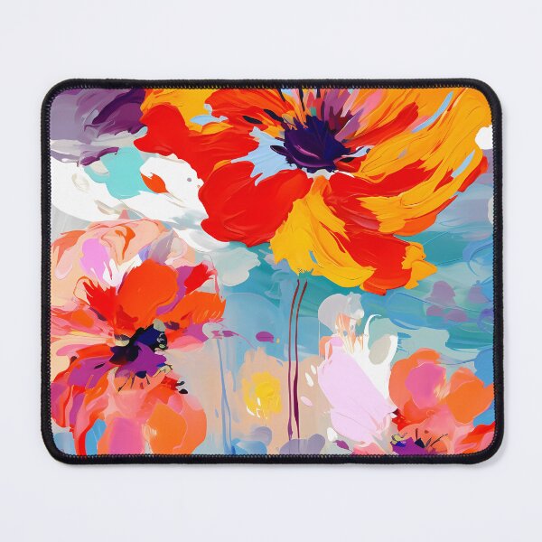 Item preview, Artistic vivid colours abstract oil painting flower 08 designed and sold by UnaWu533.