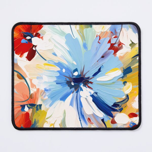 Item preview, Artistic vivid colours abstract oil painting flower 09 designed and sold by UnaWu533.