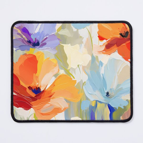 Item preview, Artistic vivid colours abstract oil painting flower 10 designed and sold by UnaWu533.