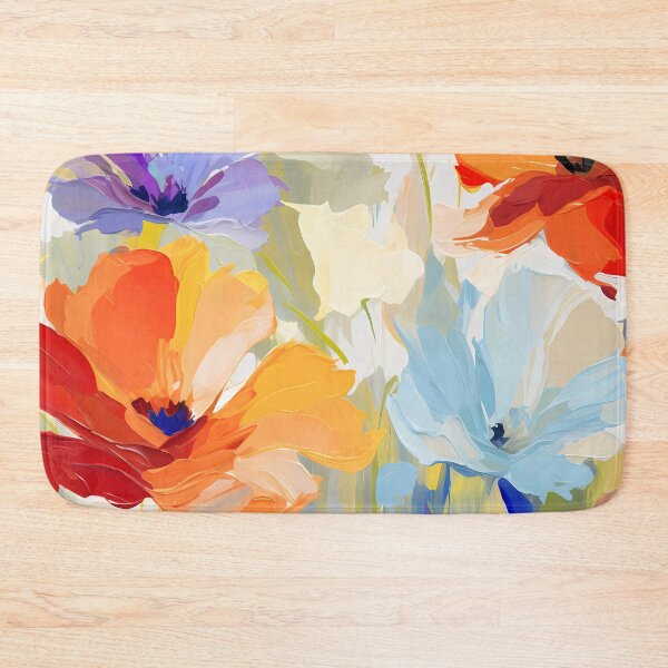 Item preview, Artistic vivid colours abstract oil painting flower 10 designed and sold by UnaWu533.