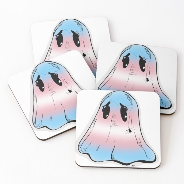 Item preview, Trans Pride Ghost designed and sold by ghostlyyartt.