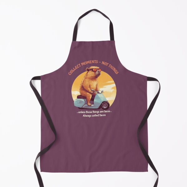 Item preview, Collect moments, not things - funny humorous print for taco lovers designed and sold by Capictures.