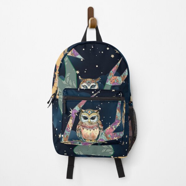Item preview, Take a Moment to Breathe with owls on the fascinating Night: Aprons designed and sold by Vachala.