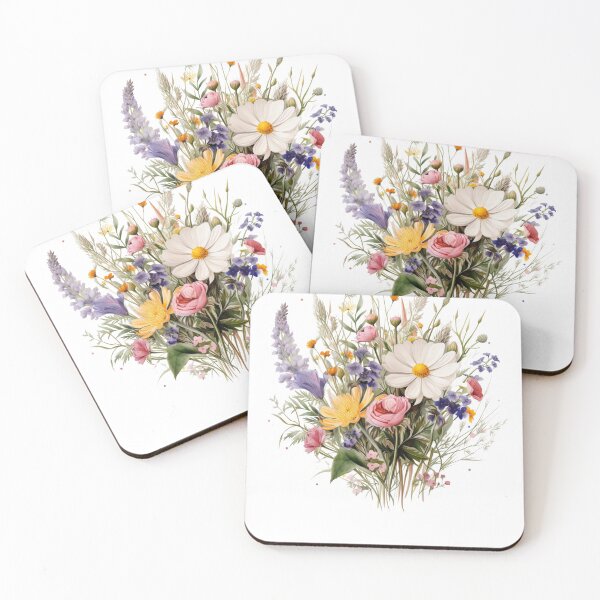 Item preview, Bouquet Wild Flowers Botanical Flower Nature designed and sold by ArtFromBeyond.