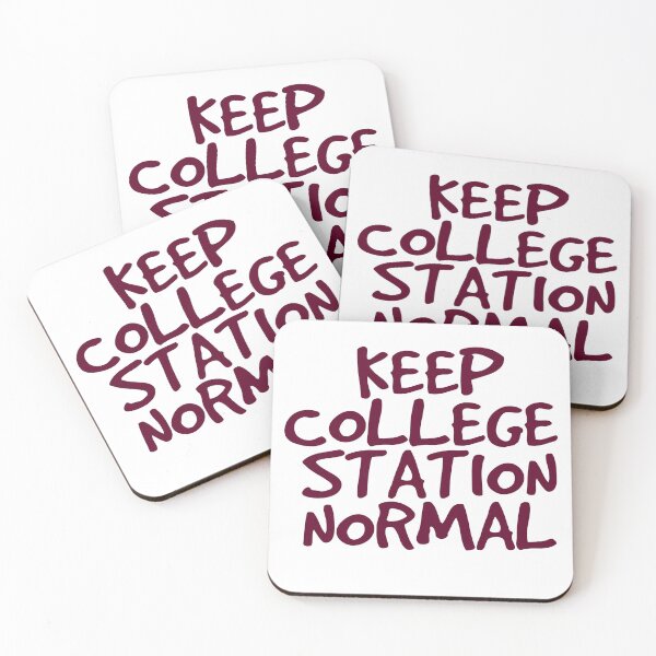 Item preview, "keep college station normal" print designed and sold by mariakaterina.