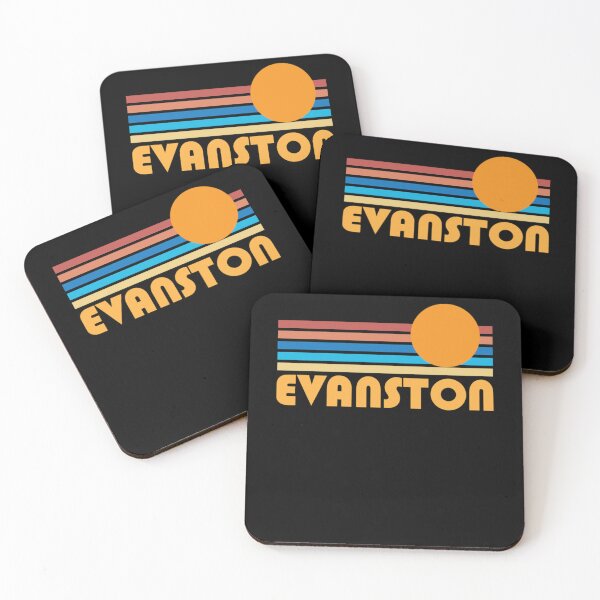 Item preview, Evanston Retro Sunset designed and sold by HelgaCrutcher.