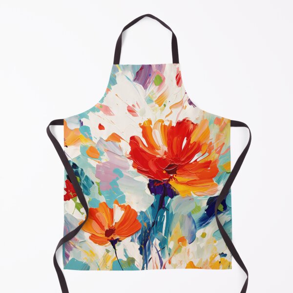 Item preview, Artistic vivid colours abstract oil painting flower 15 designed and sold by UnaWu533.