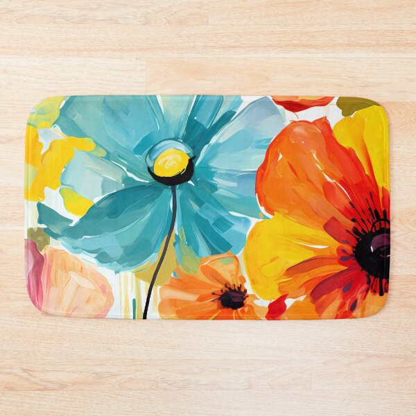 Item preview, Artistic vivid colours abstract oil painting flower 16 designed and sold by UnaWu533.