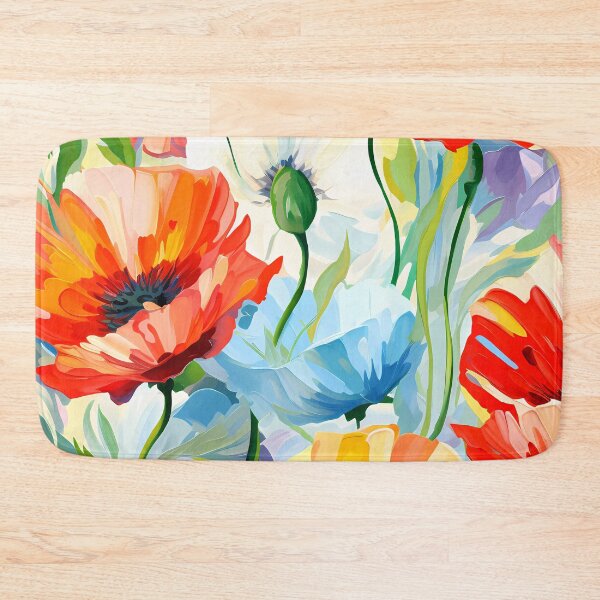 Item preview, Artistic vivid colours abstract oil painting flower 18 designed and sold by UnaWu533.