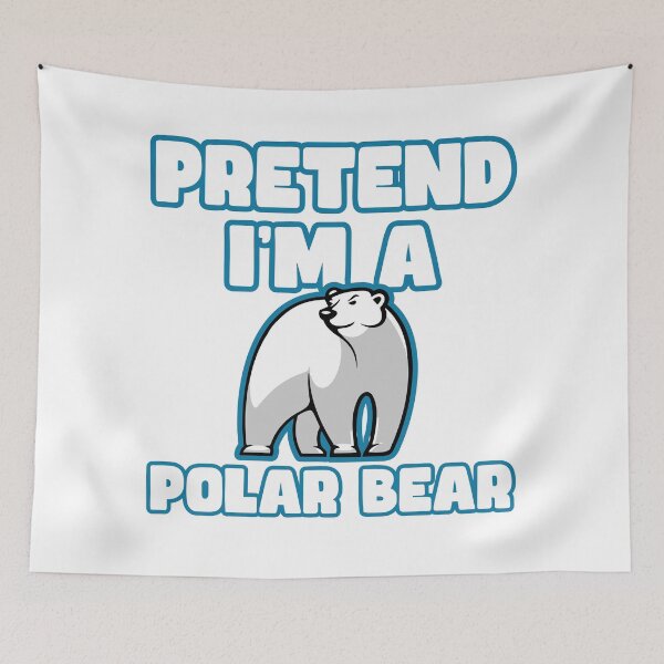 Item preview, Pretend I'm A  Polar Bear Funny Halloween Costume designed and sold by ThreadmyCanvas.