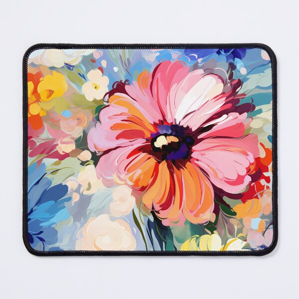 Item preview, Artistic vivid colours abstract oil painting flower 19 designed and sold by UnaWu533.